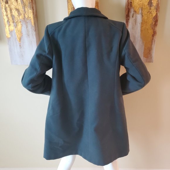 Covington Women's Hunter Green Mid Length Zip Up Coat SZ L - Picture 5 of 11